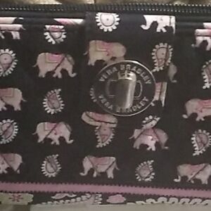 Vera Bradley pink elephant wallet